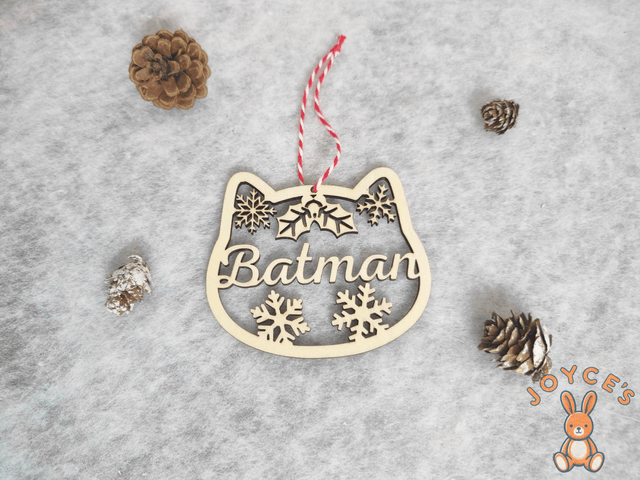 Boule de noël personnalisée - 9cm - Modèle Batman