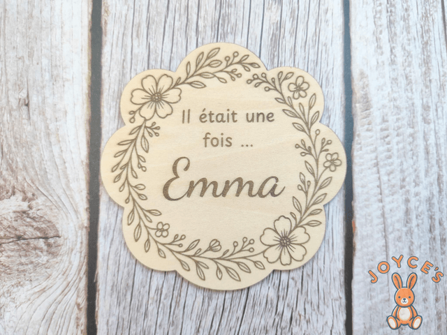 Carte de naissance Florale