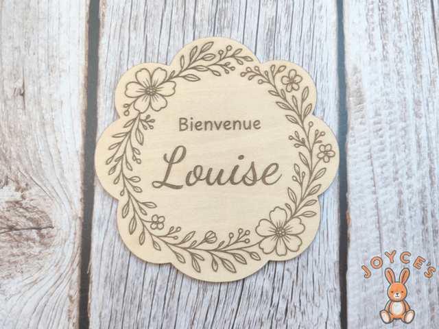 Carte de naissance Florale